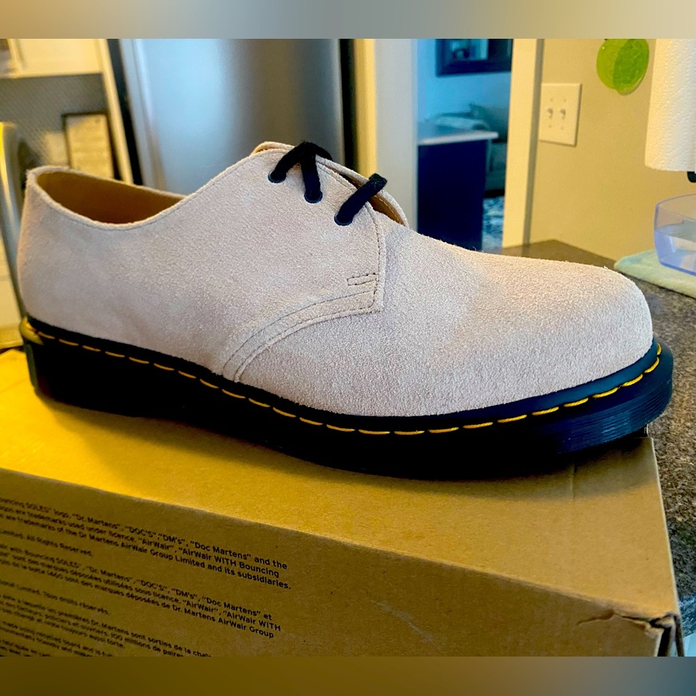 Dr. Martens suede 1461.  Brand new, in box.